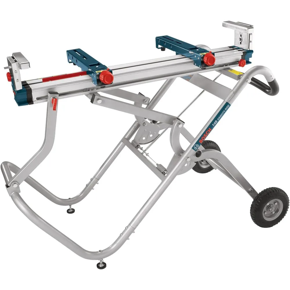 BOSCH Portable Gravity-Rise Wheeled Miter Saw Stand T4B: Best for Durability and Ease of Use