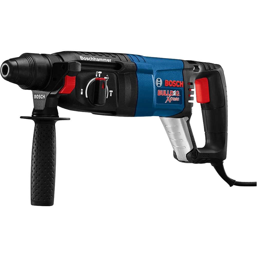 Top Corded Hammer Drill for Continuous Power in Large Spaces
BOSCH Bulldog Xtreme SDS-Plus Rotary Hammer (11255VSR)