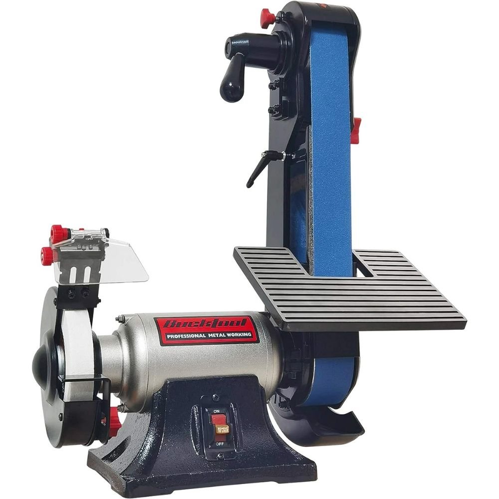 Bucktool Combo 2" x 42" Belt Sander 6" Bench Grinder