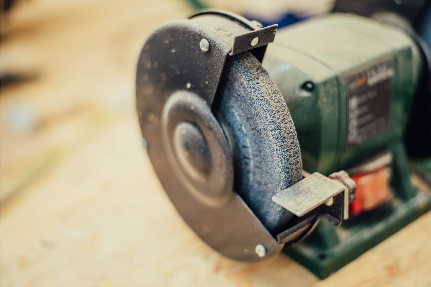 Having a bench grinder is the easiest way to sharpen your tools, but manual processes are also available.