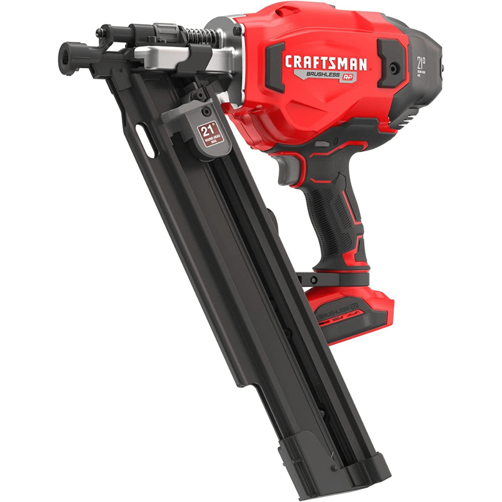 CRAFTSMAN V20 Brushless Cordless 21-Degree Framing Nailer (CMCN621PLB)