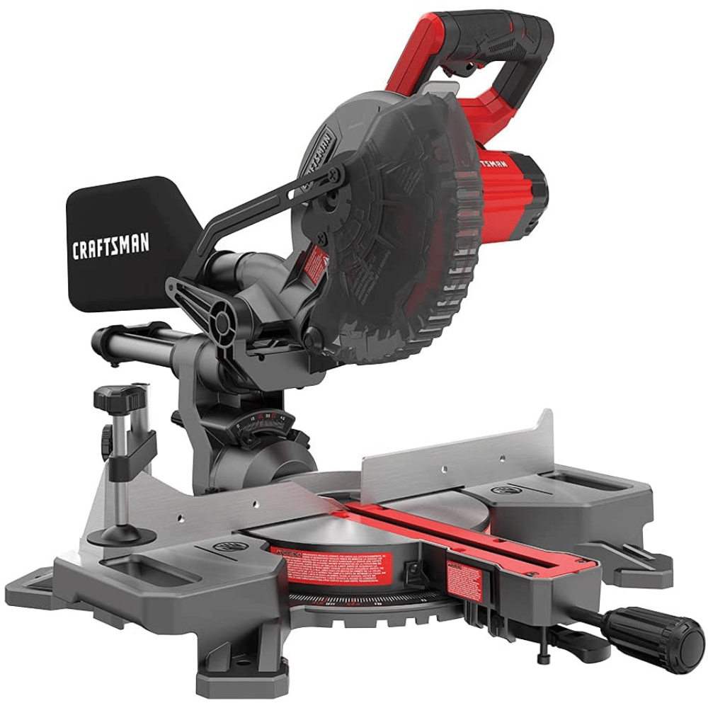 CRAFTSMAN V20 Cordless 7-1/4-Inch Sliding Miter Saw Kit (CMCS714M1)