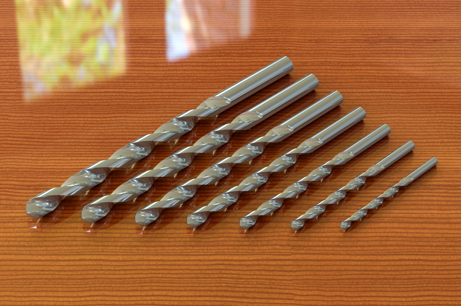 Keeping your drill bits organized by size helps to choose correctly in your projects.