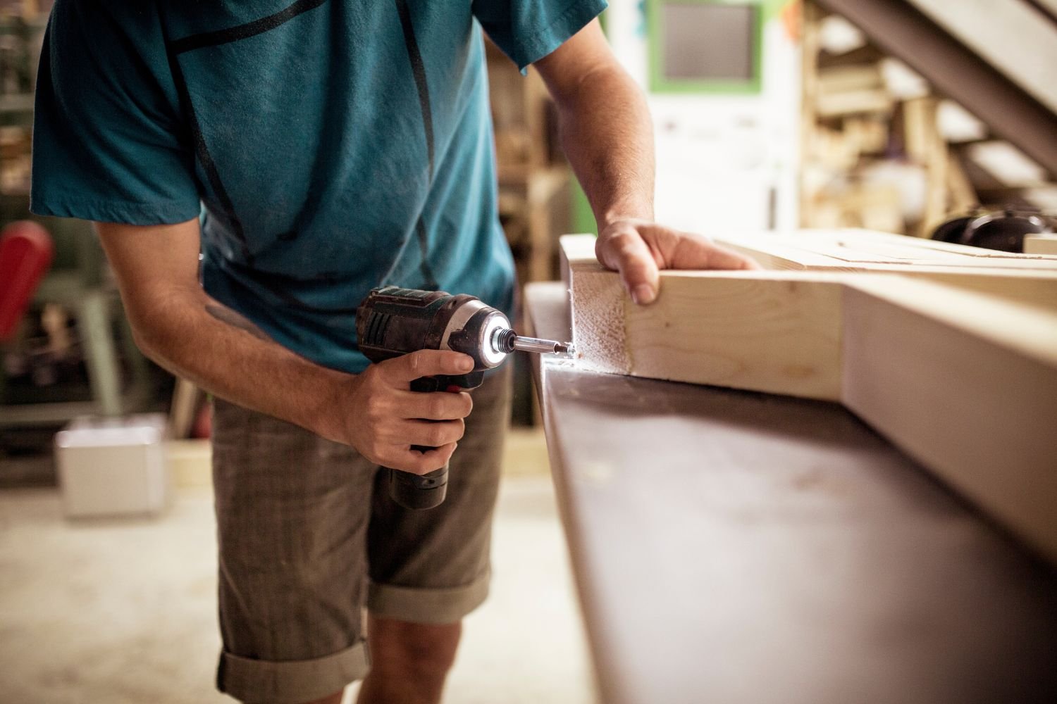 Driving screws also requires safety skills.