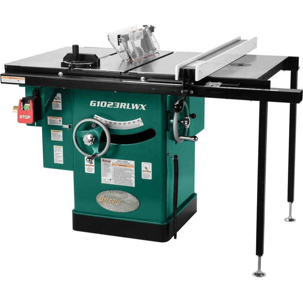 Grizzly G1023RLWX Left-Tilting Cabinet Table Saw