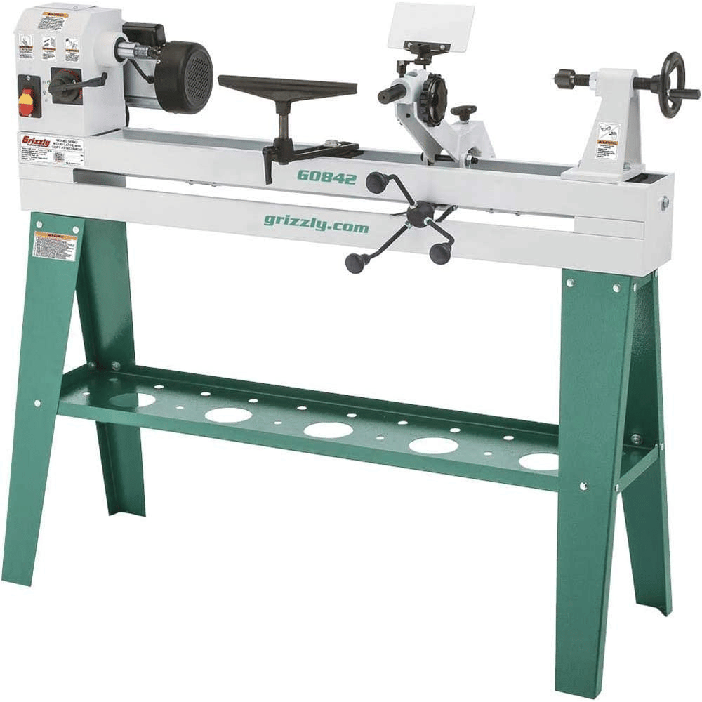 Grizzly Industrial G0842-14" x 37" Wood Lathe with Copy Attachment