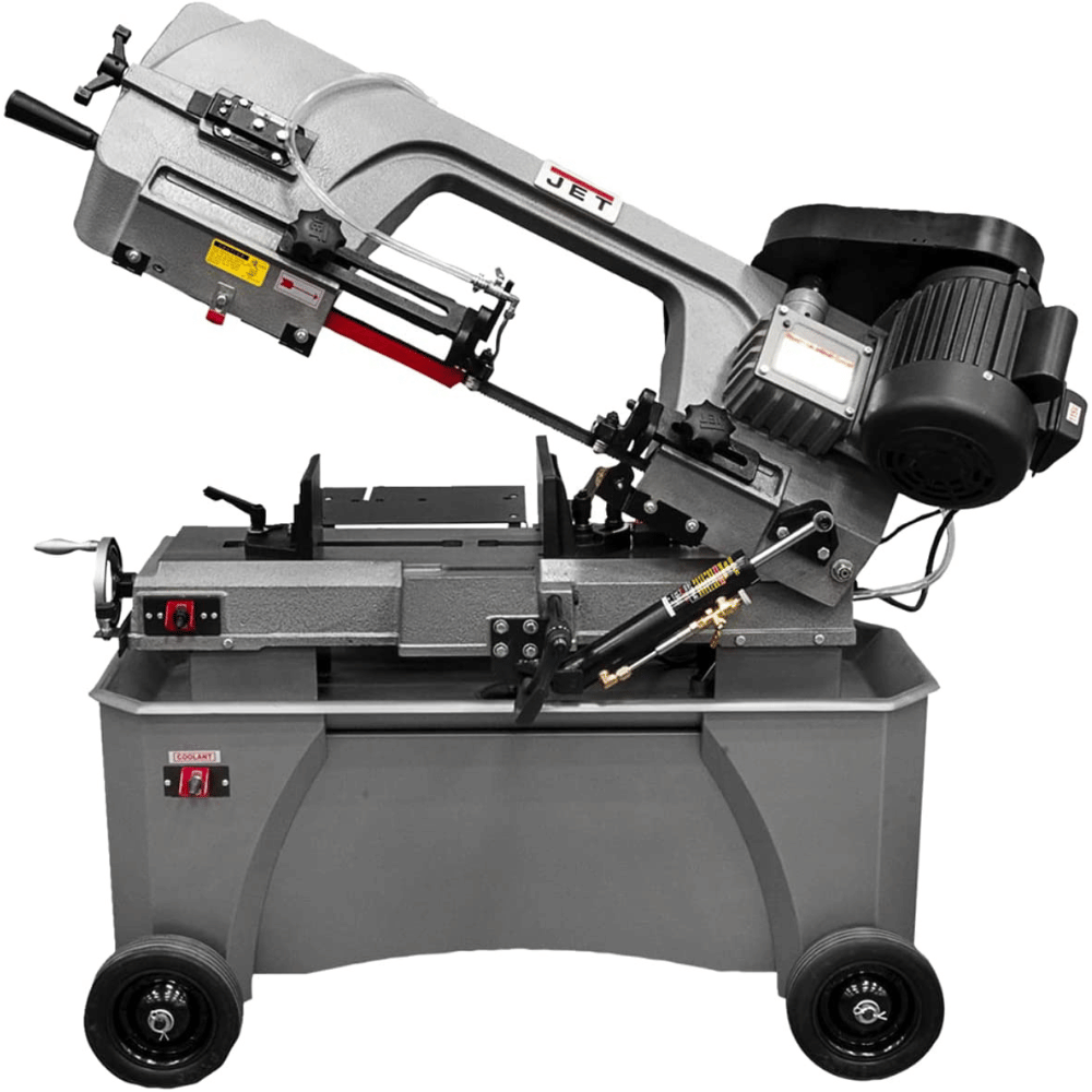 JET HVBS-712D, 7" x 12" Deluxe Metal Bandsaw (10-3061)