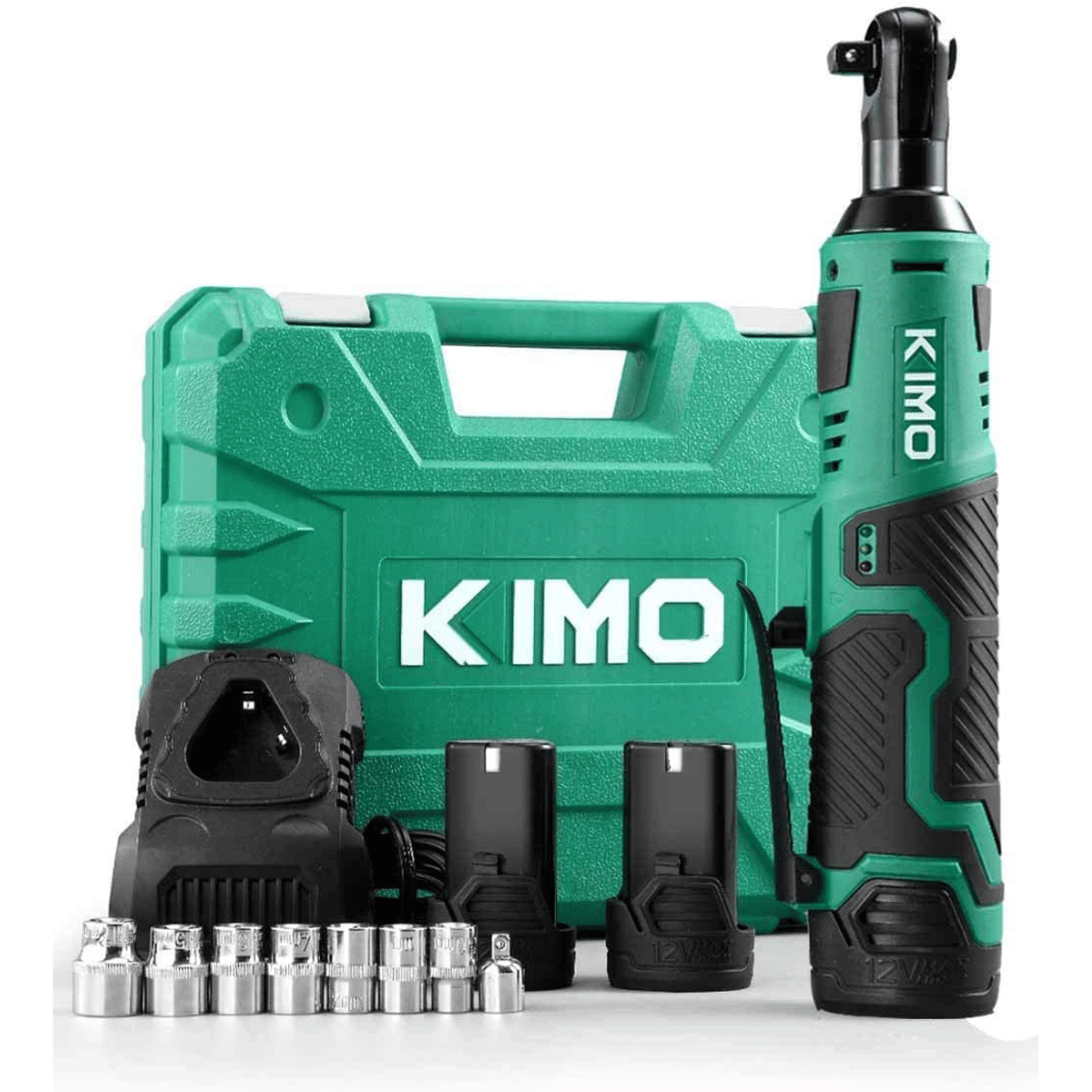 KIMO 3/8" Cordless Electric Ratchet Wrench Set