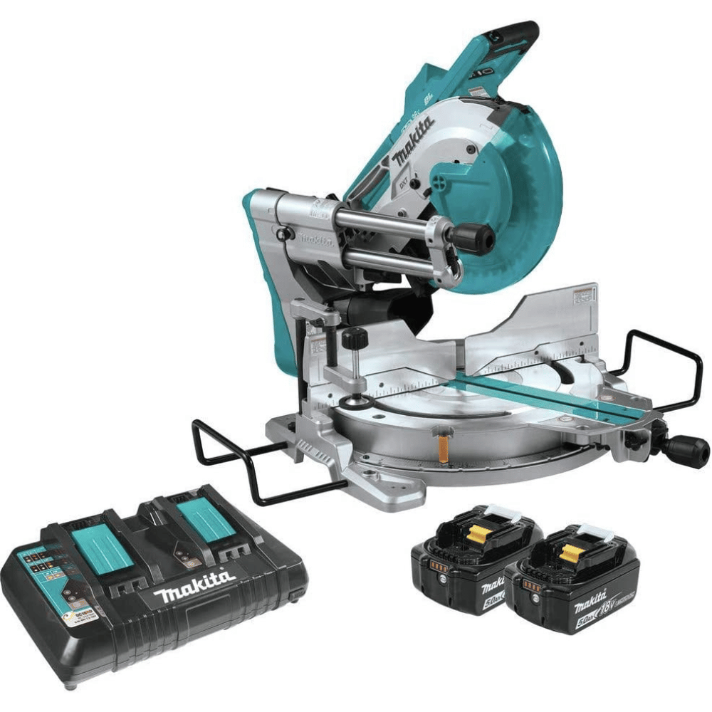 Makita 18V X2 LXT Lithium-Ion (36V) Brushless Cordless 10" Dual-Bevel Sliding Compound Miter Saw Kit (XSL04PTU)