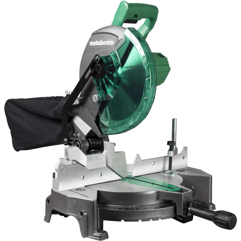 Metabo HPT 10-Inch Compound Single-Bevel Miter Saw (C10FCGS)
