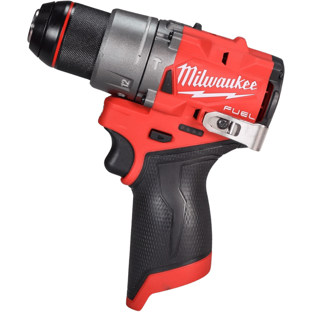 Best for Big Power in Small Spaces - Milwaukee 12V Fuel Cordless 1/2-Inch Hammer Drill/Driver (3404-20)
