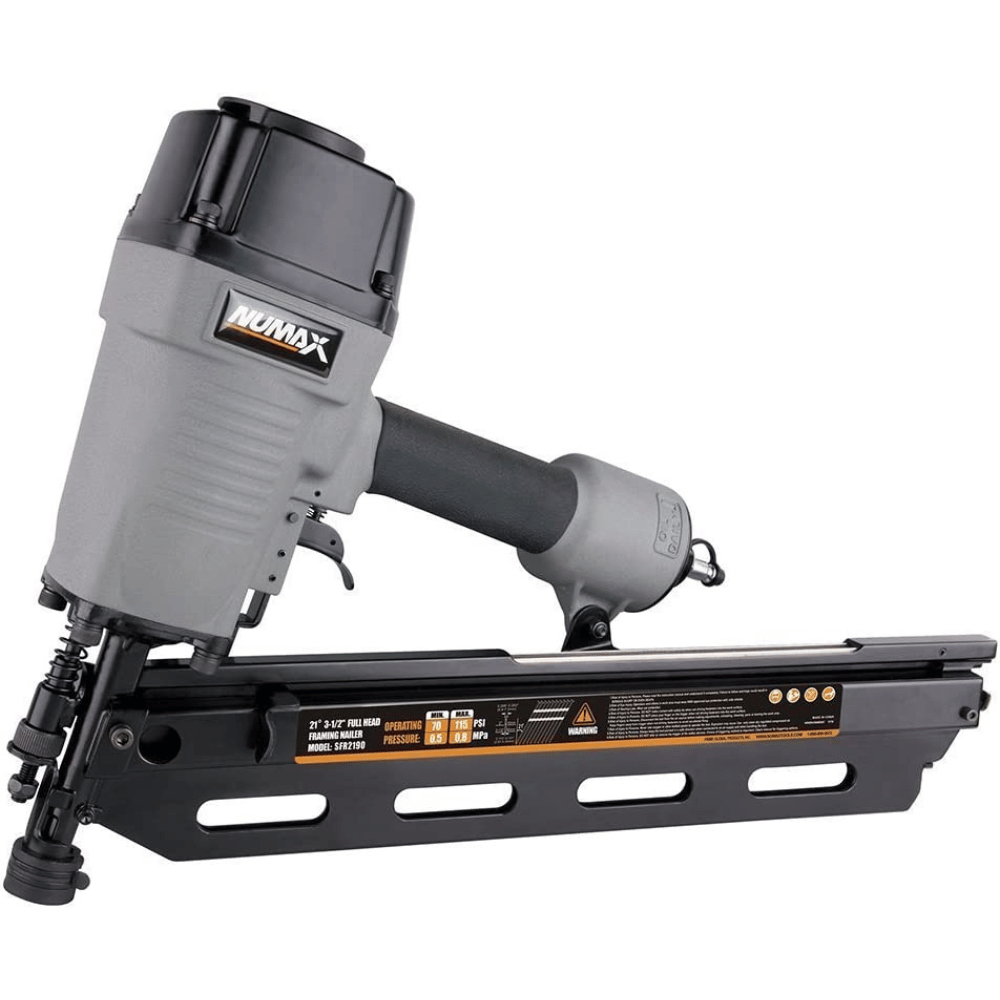 NuMax SFR2190 Pneumatic 21 Degree 3-1/2" Framing Nailer