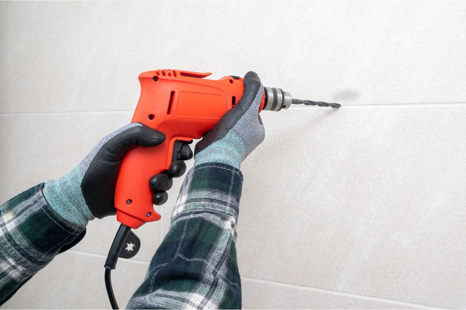 Drilling holes without drilling a pilot hole may be harder than it needs to be.