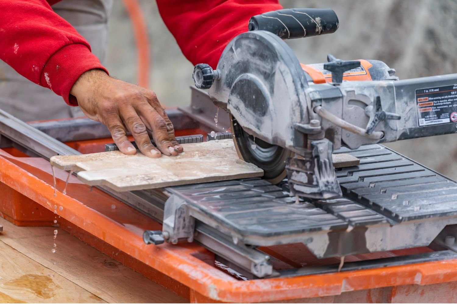 Unlike a snap tile cutter, a tile saw helps make precise and specialty cuts quickly.