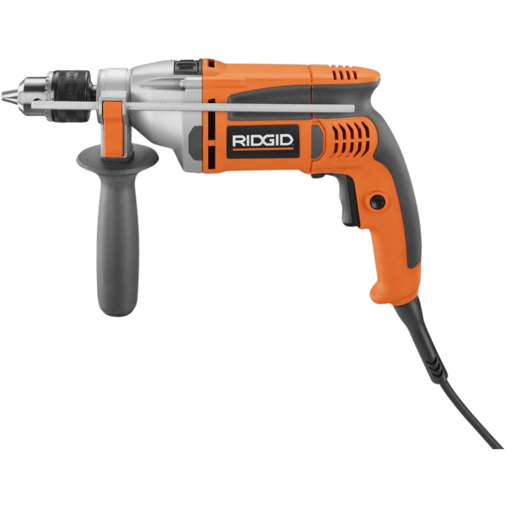 Best Hammer Drill for Lightweight Maneuverability
Ridgid R5013 ½-Inch Hammer Drill