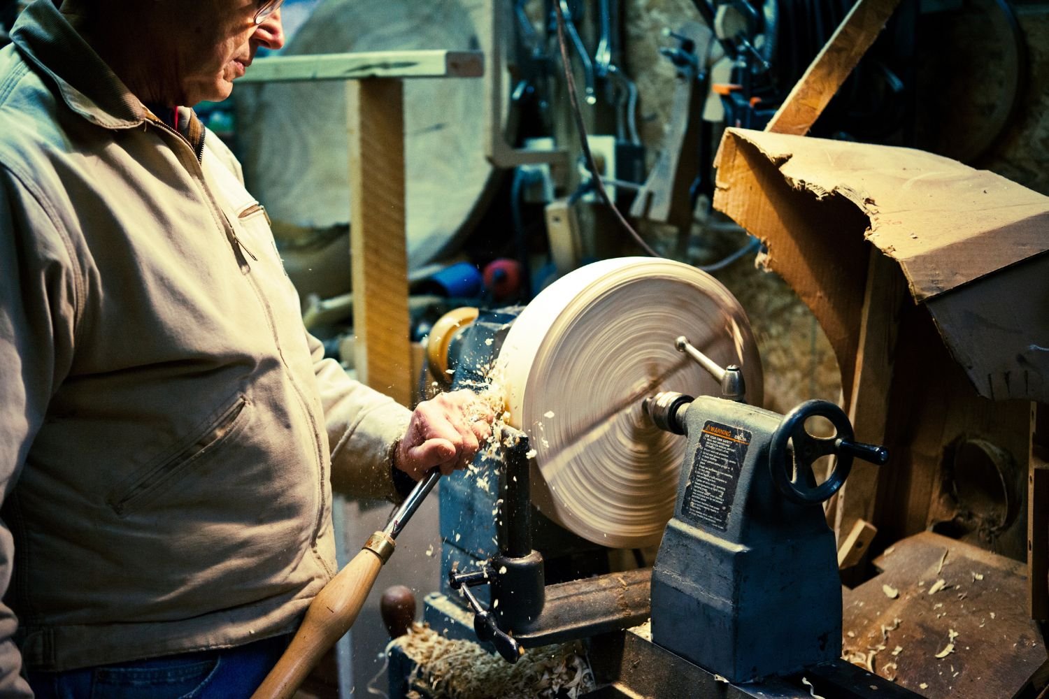 The lathe dates back to ancient Egypt around 1300 BCE