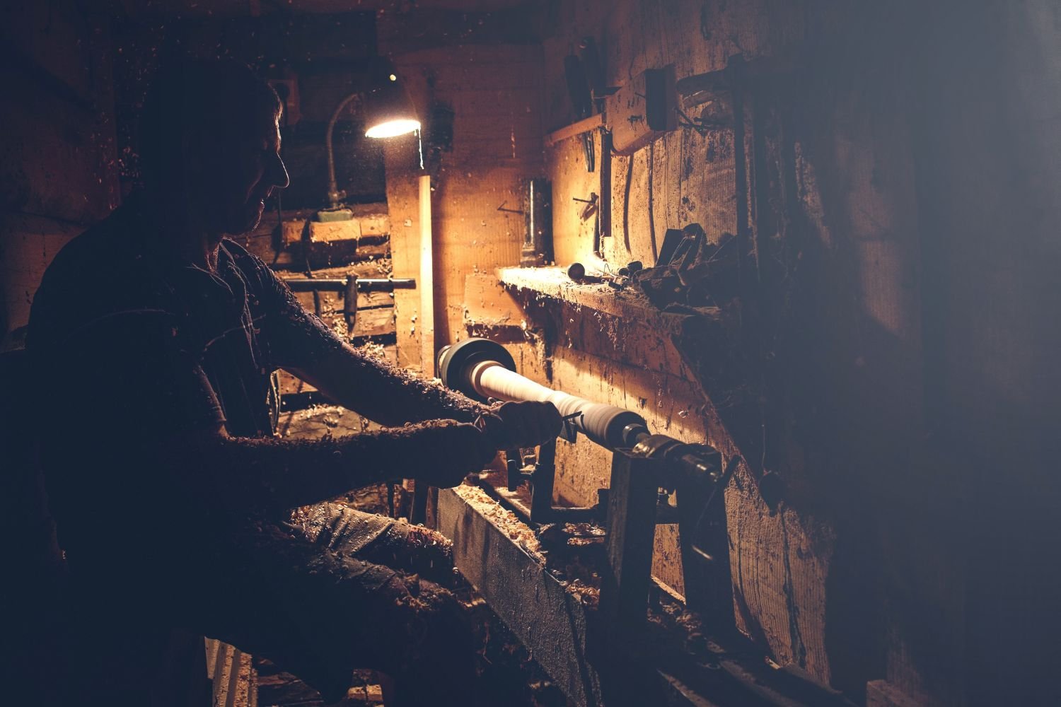 Lathes are designed to make it easy to create round workpieces.